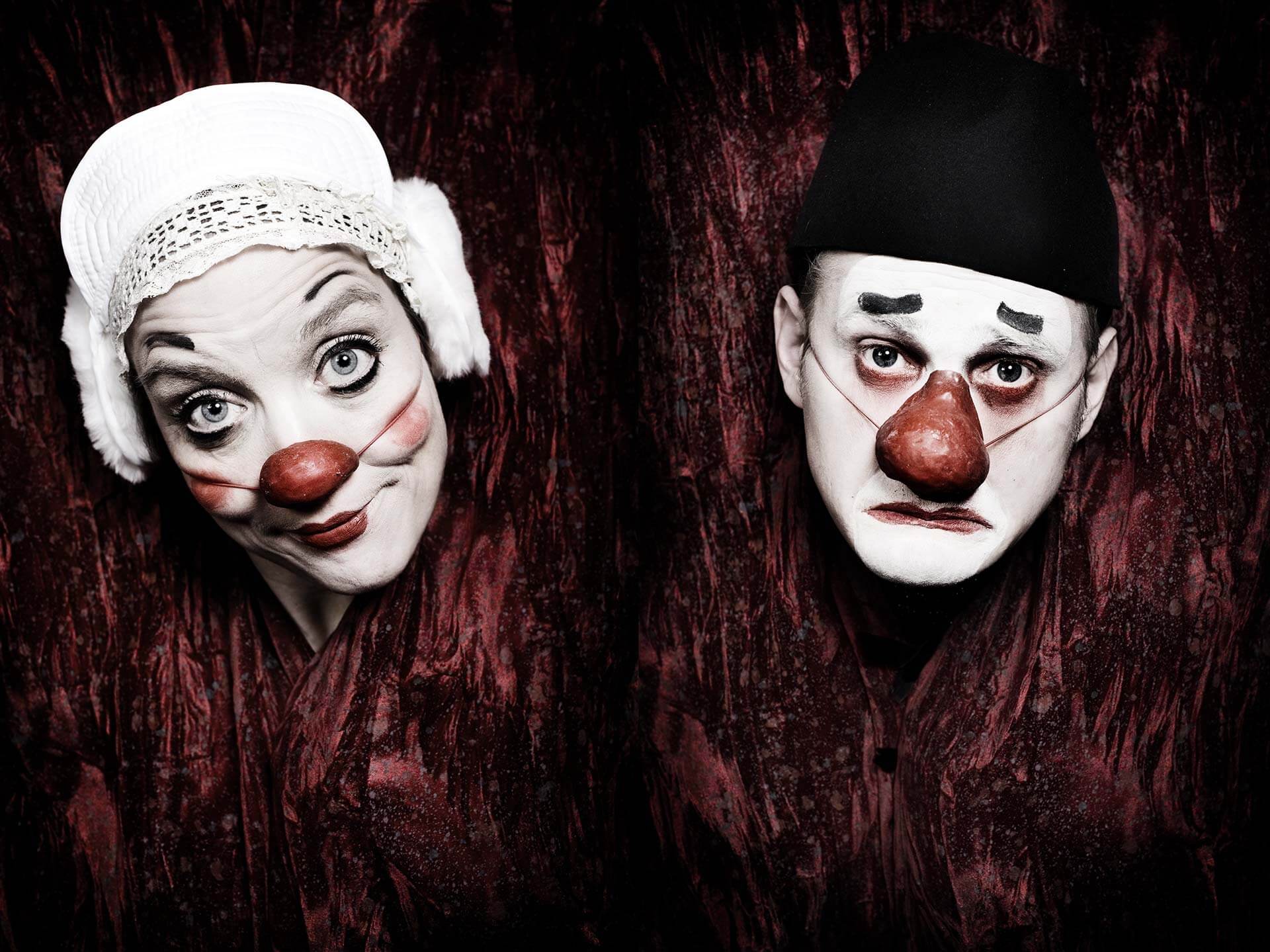 Estrad Norr, clowner. Foto: Sandra Lee Pettersson
